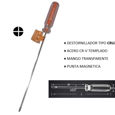 DESTORNILLADOR TIPO CRUZ PHOX150 3MM