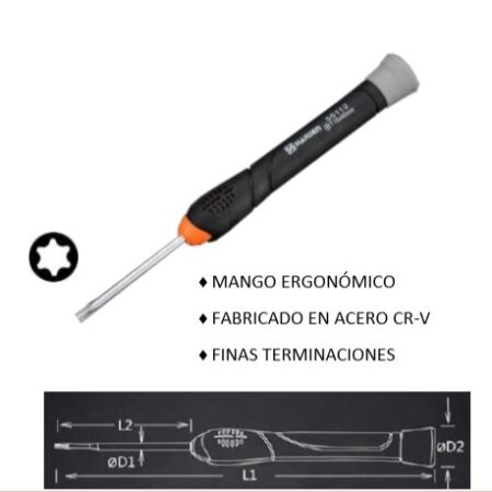 DESTORNILLADOR TIPO T6 3MM
