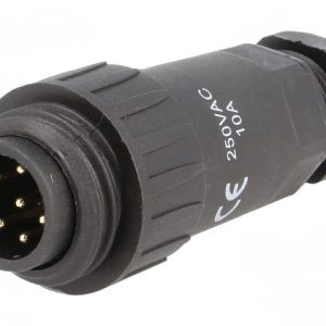 CONECTOR MACHO VOLANTE 7 PINES 10A