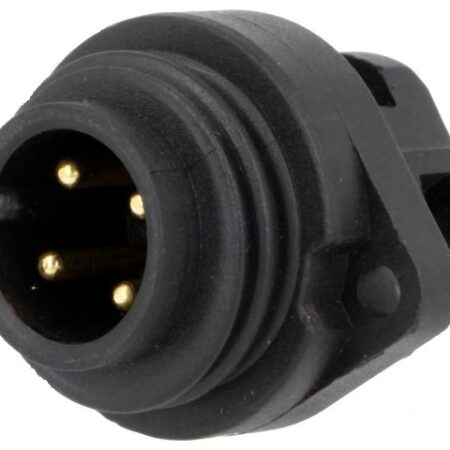 CONECTOR MACHO CHASIS 4 PINES 16A