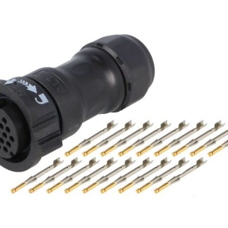 CONECTOR HEMBRA VOLANTE 18 PINES CON1017 5A