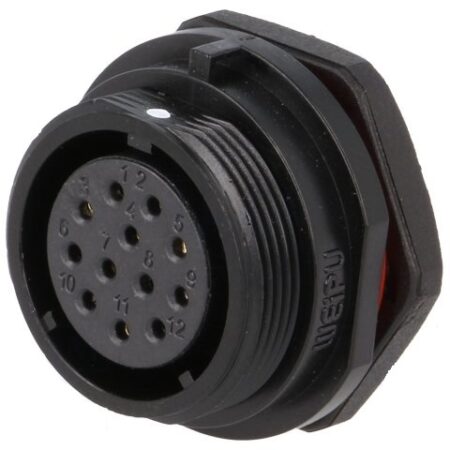CONECTOR HEMBRA PANEL 12 PINES CON1019 5A