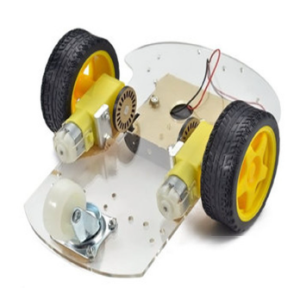 KIT CHASIS AUTO 2 RUEDAS CON MOTOR