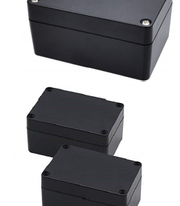 CAJAS PLASTICAS NEGRA INTEMPERIE 100X68X50 MM