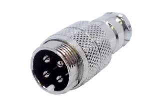CONECTOR METALICO NICKEL VOLANTE 4 PIN