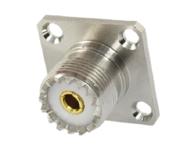 CONECTOR HEMBRA UHF PARA CHASIS (GENERICO)