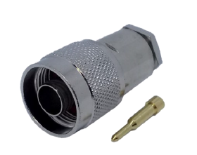 CONECTOR MACHO N SCREW-ON PARA RG58 (GENERICO)