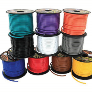 CABLE PARA AUTO 16AWG 3MM NEGRO (POR METRO)