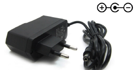 FUENTE ALIMENTACIÓN 12V 1A NEG. CENTRO PLUG 2.1MM