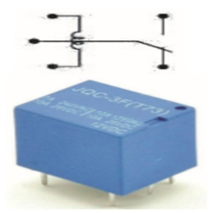 RELE PEQUEÑO SPDT 5P 10A 6VDC
