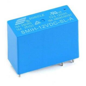 RELE DPST 6P 16A 12VDC