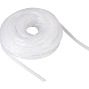 ESPIRAL AMARRA CABLE FLEX. BLANCO 10MTS D:10 MM