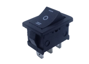 SWITCH ON-OFF-ON 6A 250VAC 3P L:19 MM/A:12 MM