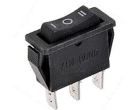 SWITCH ON-OFF-ON 15A 250VAC 3P L:26 MM/A:10 MM