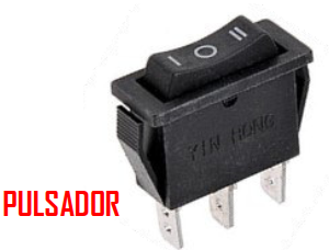 SWITCH PUL.(ON)-OFF-(ON) 15A 250VAC 3P L:26/A:10MM