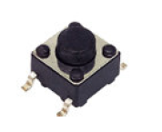 SWITCH MINI TACT 4P TAMAÑO B:6 MM/C:6 MM/A:5.1 MM