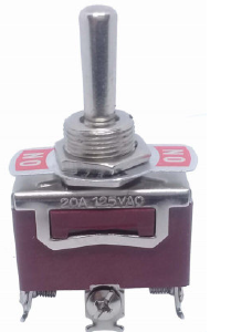 TOGGLE ON-OFF-ON 3P 15A 250VAC D:12/L:29/A:13 MM