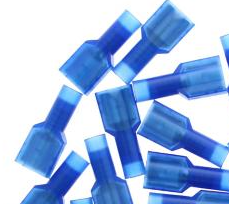 TERMINAL 2MM PARA CABLE 16-14AWG AZUL (100U)