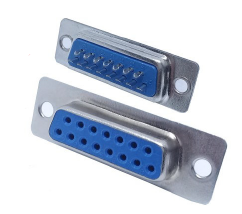 CONECTOR DB15 HEMBRA DOS FILAS PARA SOLDAR