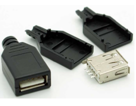 USB HEMBRA TIPO A PARA ARMAR