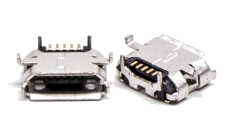 MICRO USB HEMBRA TIPO B PARA SOLDAR