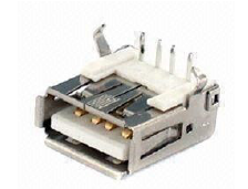 USB HEMBRA HORIZONTAL TIPO A PARA SOLDAR