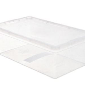 CAJA PLASTICA TRANSPARENTE 6L 34X20X12 CM