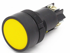 PULSADOR 3P SERIE XB2 AMARILLO