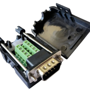 CONECTOR TERMINAL DB9 MACHO CON REGLETA