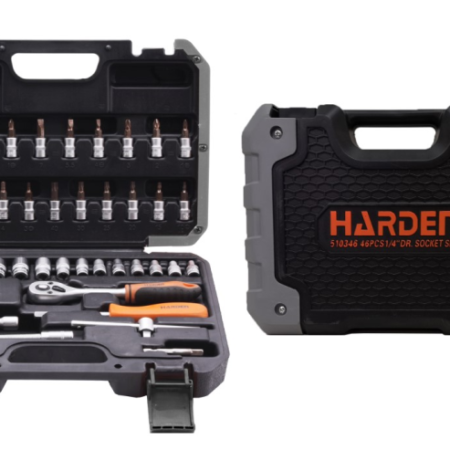 SET HERRAMIENTA 1/4" 46 PIEZAS