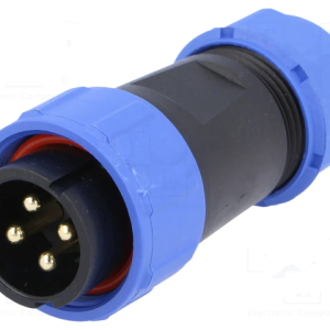 CONECTOR MACHO VOLANTE 4 PINES IP68 30A
