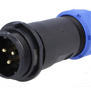 CONECTOR MACHO VOLANTE 3 PINES HILO EXTERNO IP68