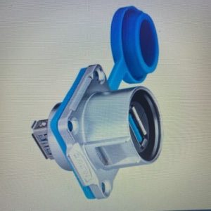 CONECTOR USB MACHO PANEL CON TAPA IP67